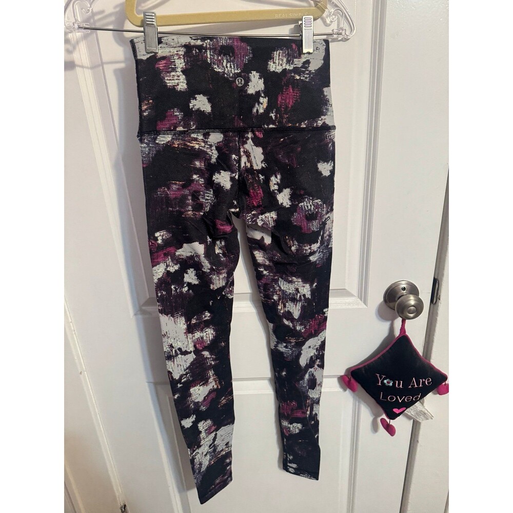 lululemon patterned leggings - size 4